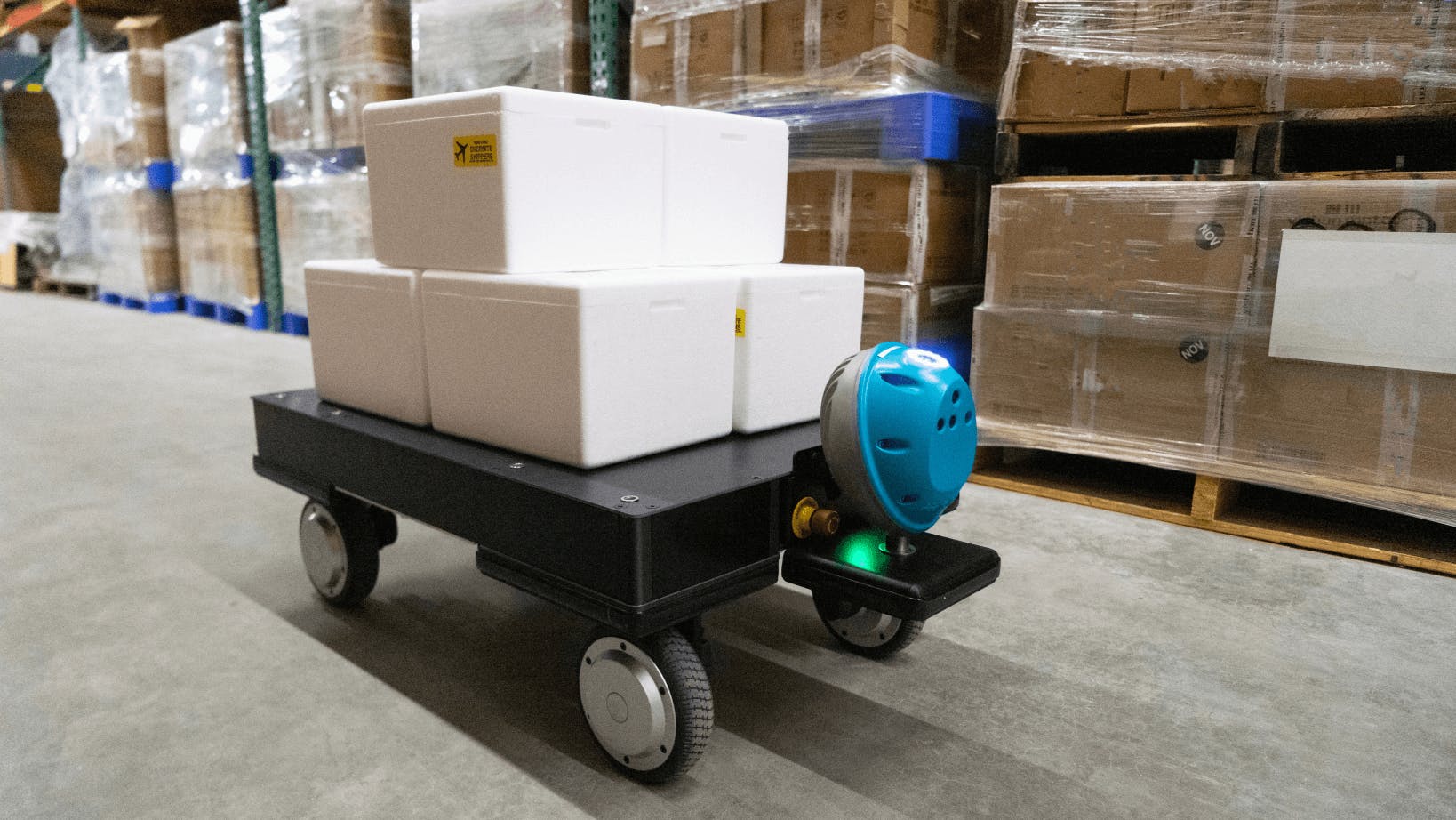 kilo robot in warehouse